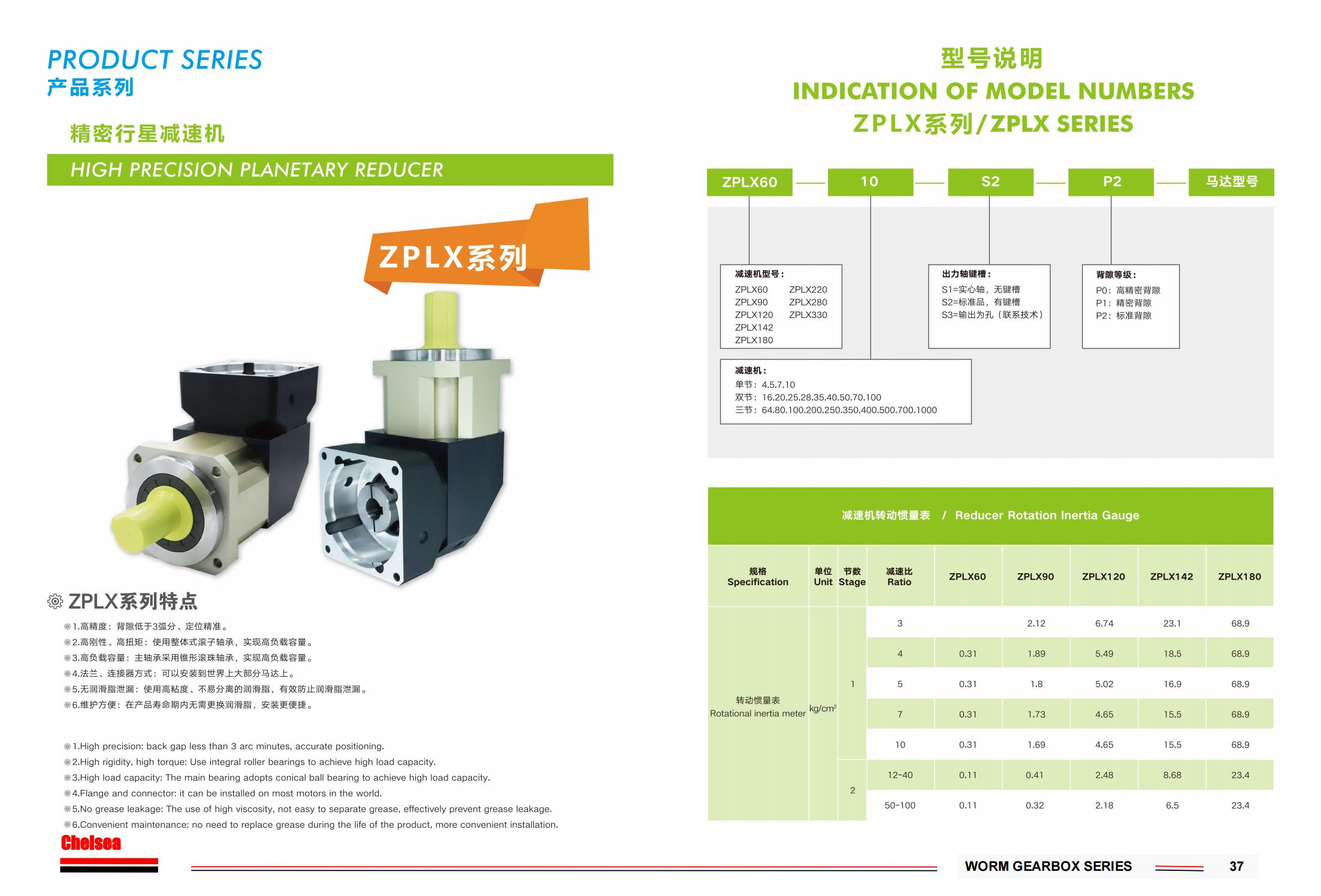 ZPLX Precision Planetary Reducer - 陈跃(江苏)技术有限公司